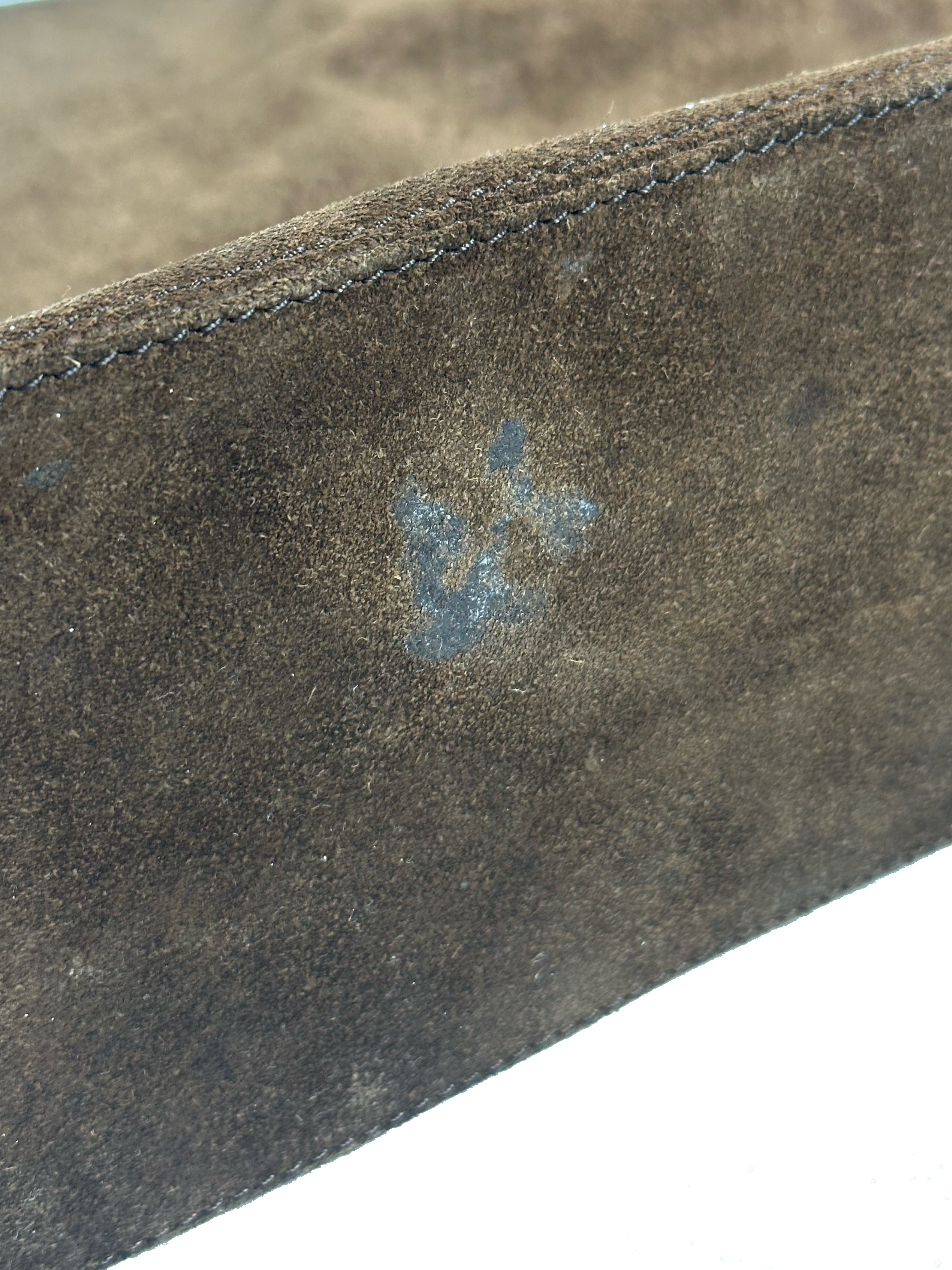 Vintage Suede Tote Bag