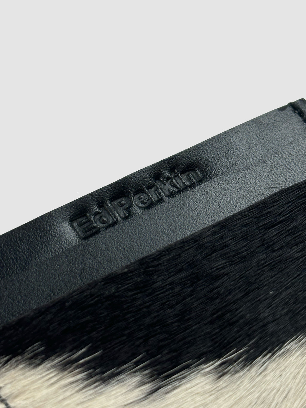 Calf hair cardholder