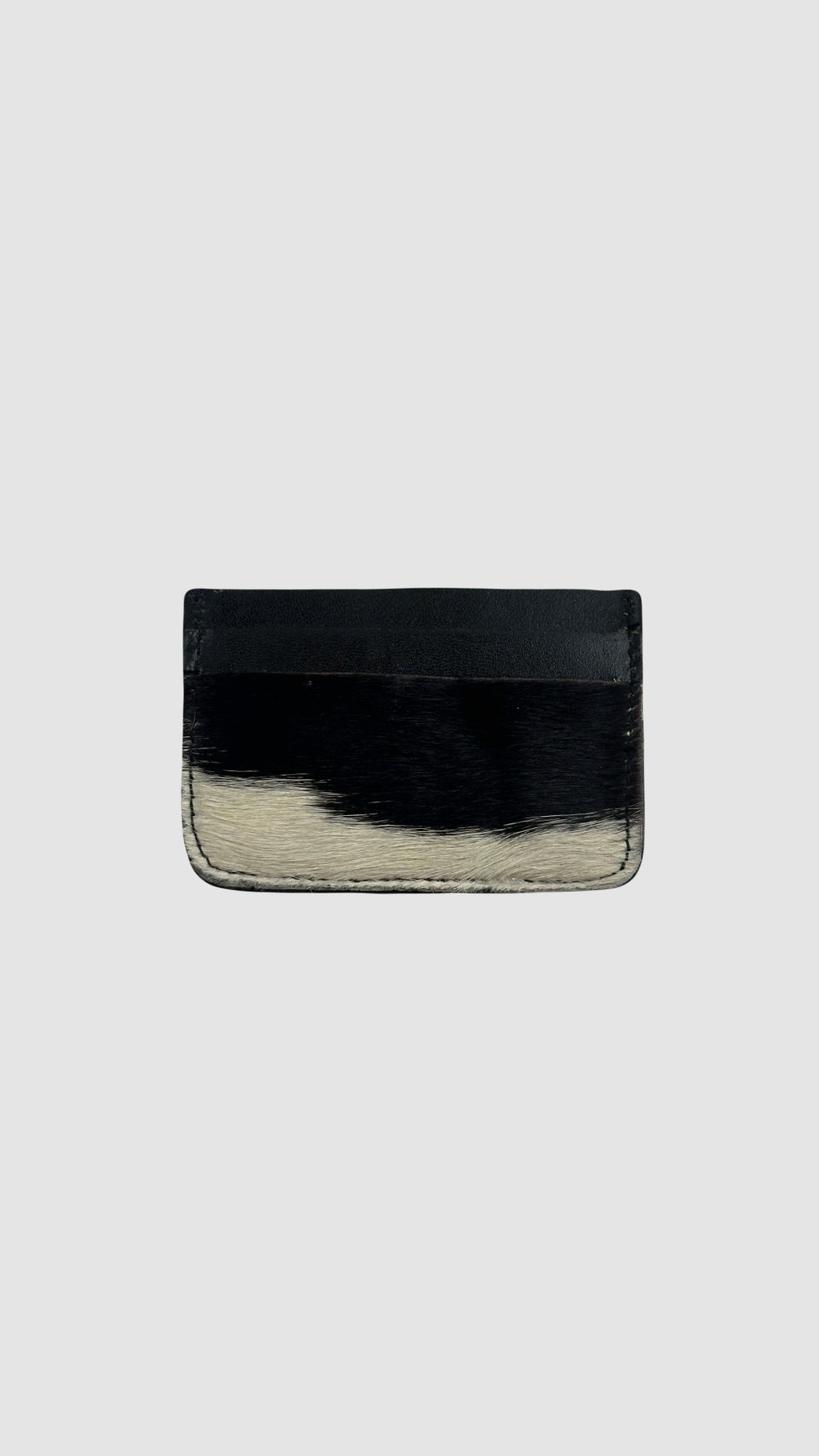 Calf hair cardholder