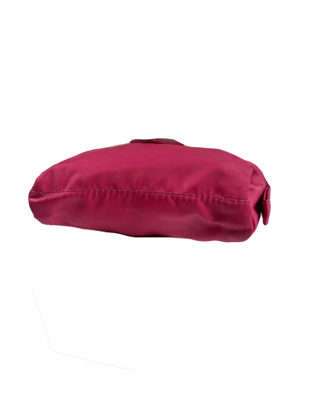 Pink Nylon Mini Pouch Bag